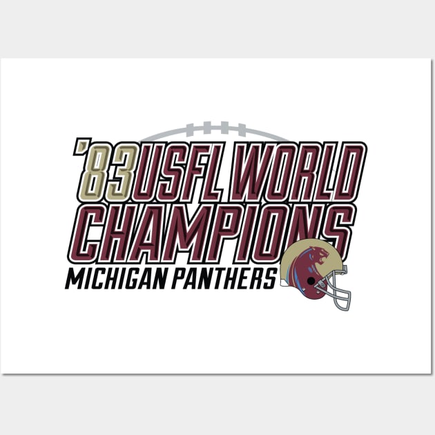 1983 USFL World Champions Wall Art by HeyBeardMon